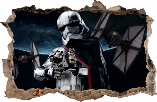 Star wars wandaufkleber loch - wars,