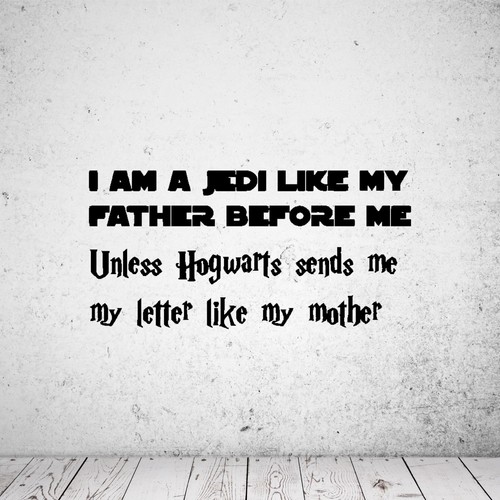 Wandtattoo a jedi - i,